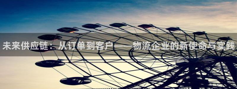 28圈注册网址:未来供应链:从订单到
